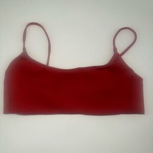 left on friday red bikini / swim top (size M)
